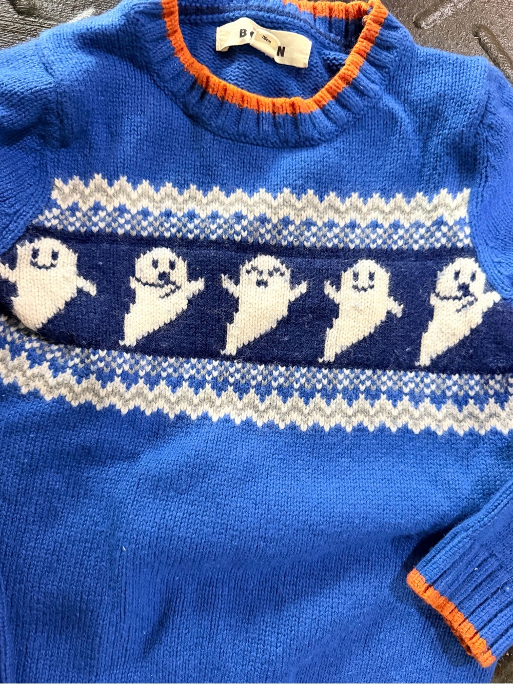 Mini Boden ghost sweater 👻 - Picture 3 of 3